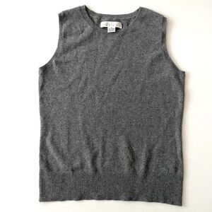 COLLECTION Fifty Nine Gray Cashmere Vest M